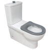 Grey Stella Care Back To Wall Toilet Suite